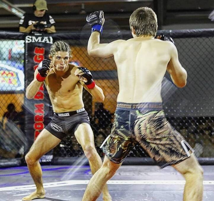 Jarrett Wilbraham is chasing his fifth mixed martial arts this weekend. Photo: Supplied
