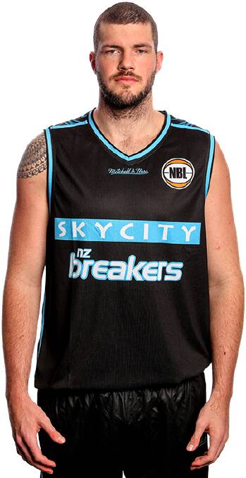 CHAMPING AT THE BIT: Breakers' James Hunter, from Cambewarra, will make his National Basketball League debut on Sunday against Cairns. Photo: NZ BREAKERS