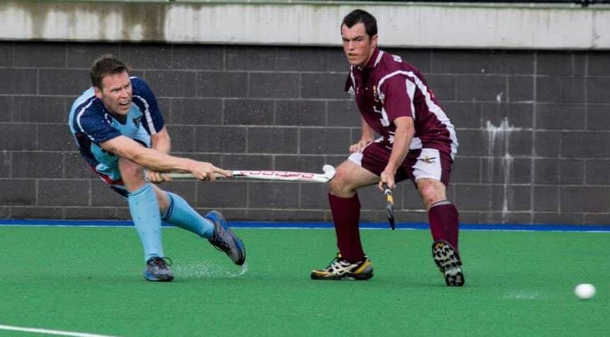 Daniel Knapp during his as player/coach the NSW ADF men' s side.