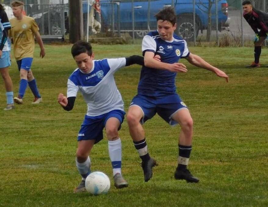 The 2021 Association Youth League season is over for Jackson Amos and Southern Branch under 14s side. Photo: Tracy Mandavy