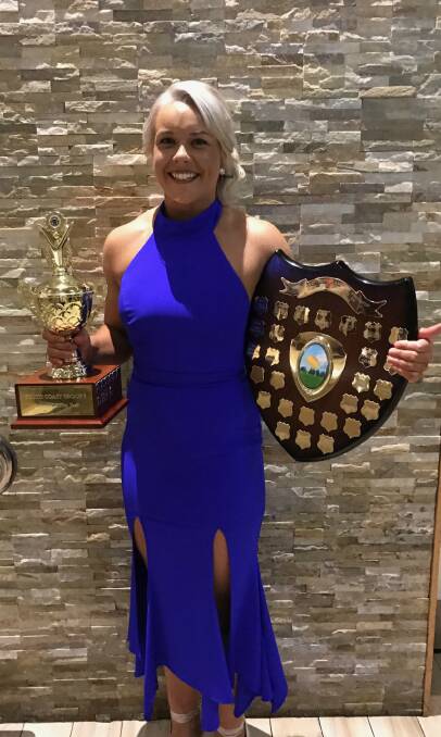 SENSATIONAL SEASON: Karra-Lee Nolan was rewarded for all her hard work during the year at Saturday's annual Group 7 referees dinner.