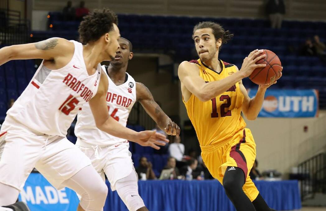 Xavier Cooks in action for Winthrop. Photo: EAGLES MEDIA