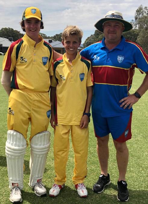 Shoalhaven's Lachlan Malcolm, Alec Dobson and Andrew Malcolm.