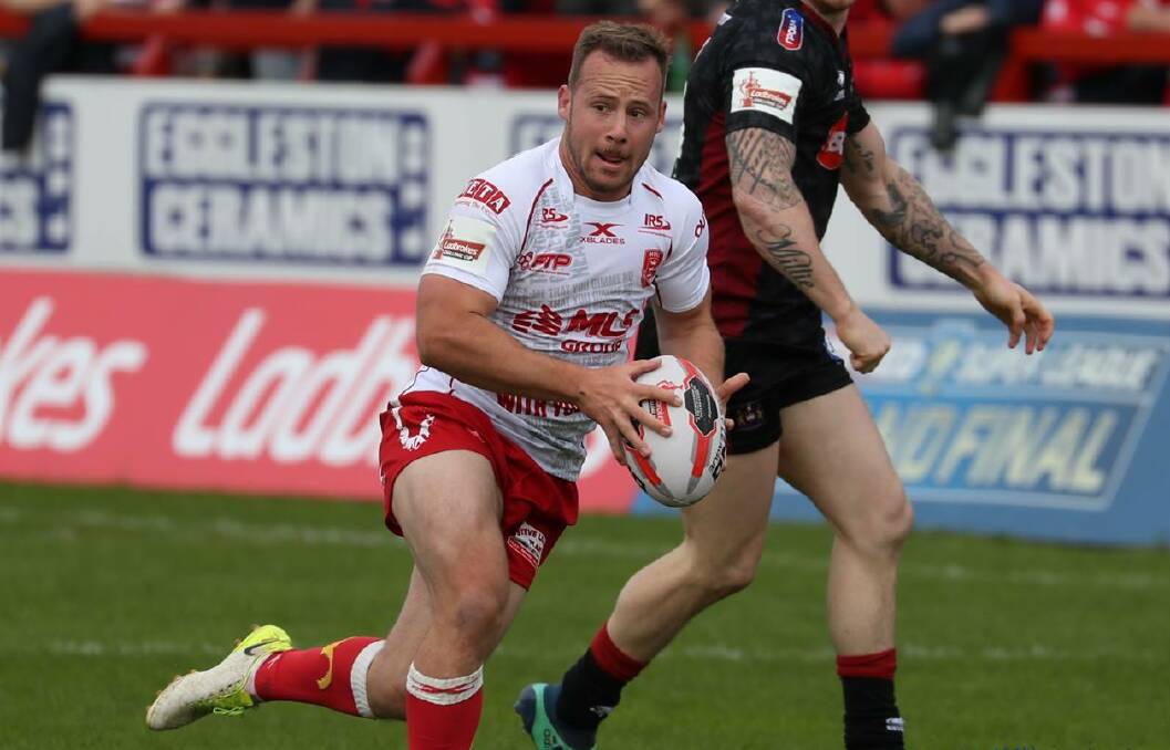 Hull KR's Adam Quinlan in action against Wigan. Photo: ROVERS MEDIA
