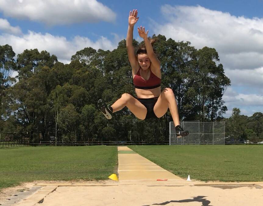 Lara Check will move to the United States in August to start her four-year athletics scholarship with Marshall University. Photo: Supplied