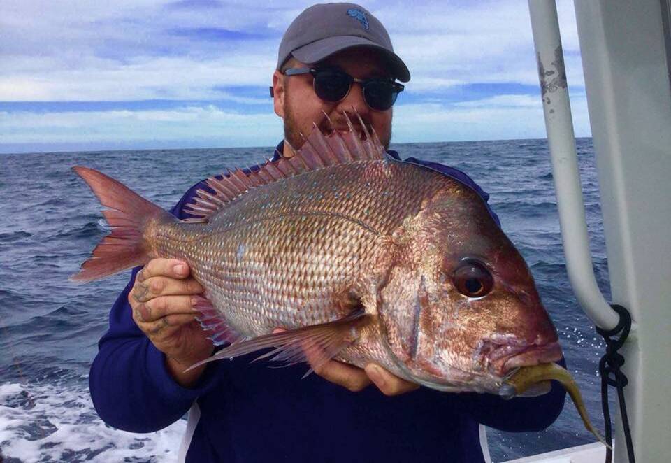 Fantastic plastic: Jai Goodwin with a solid South Coast snapper that snapped up one of the new Pro Lure Prey Minnows. Photo: Pro Lure Australia