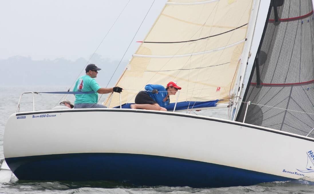 The HooRoo team compete during a recent SIBYC race.