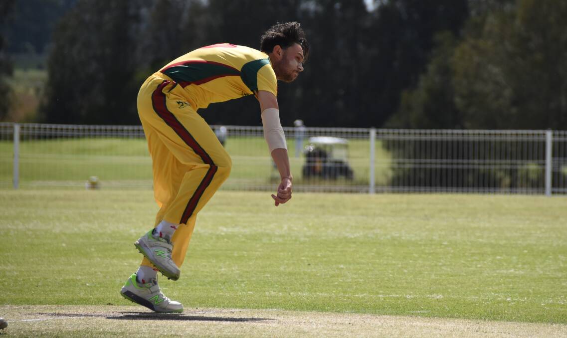 Greater Illawarra Zone bowler Nate Jones. Photo: DAMIAN McGILL