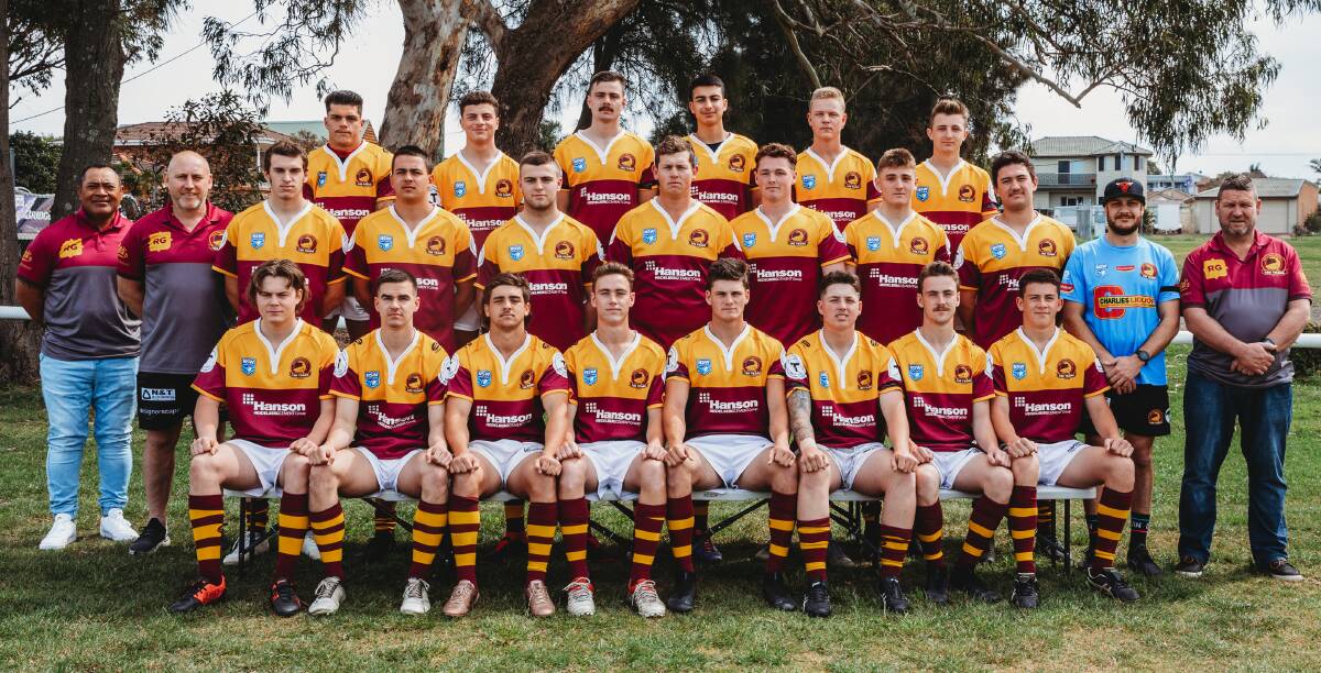 The 2020 under 18s Shellharbour Sharks side. Photo: Angela Galway