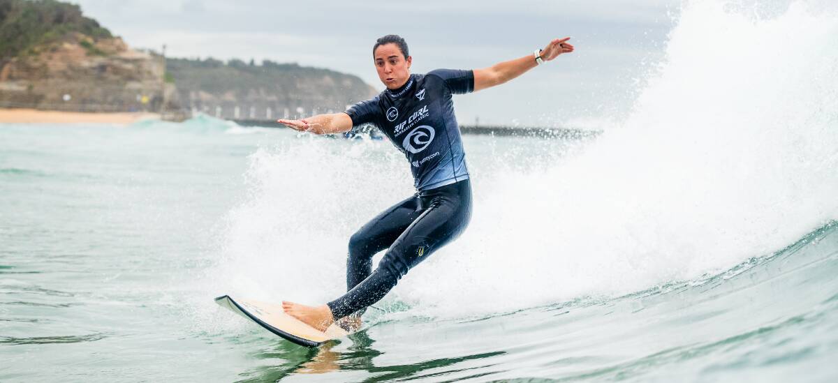 Culburra Beach's Tyler Wright is into round three of the Narrabeen Classic. Photo: WSL/Dunbar