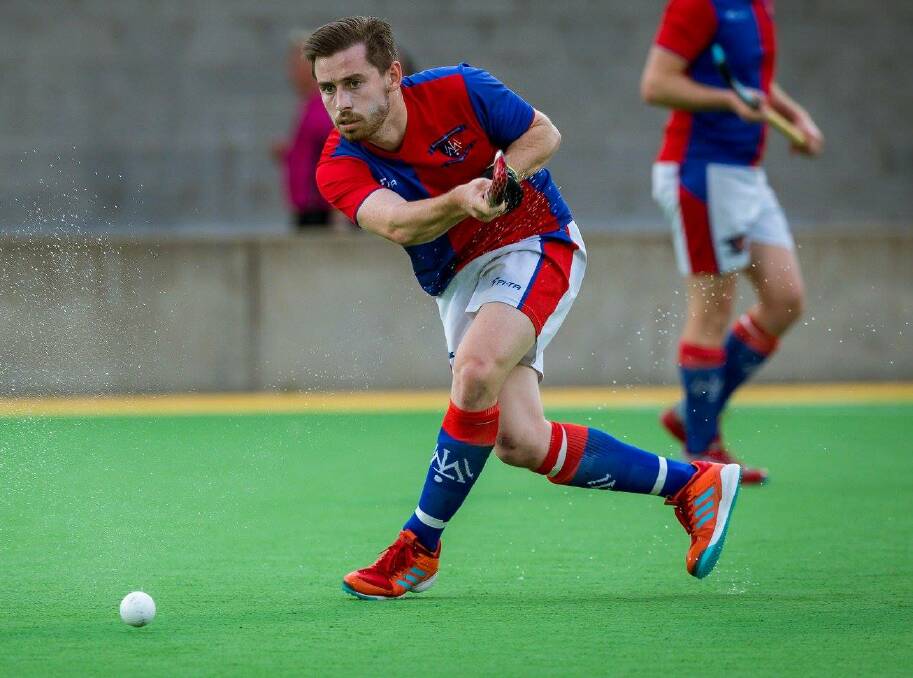 Nick Jennings in action for Moorebank at the weekend. Photo: TONY O'LEARY