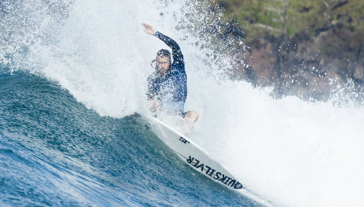 Culburra Beach's Mikey Wright competes at the Tweed Heads Pro. Photo: WSL/Dunbar