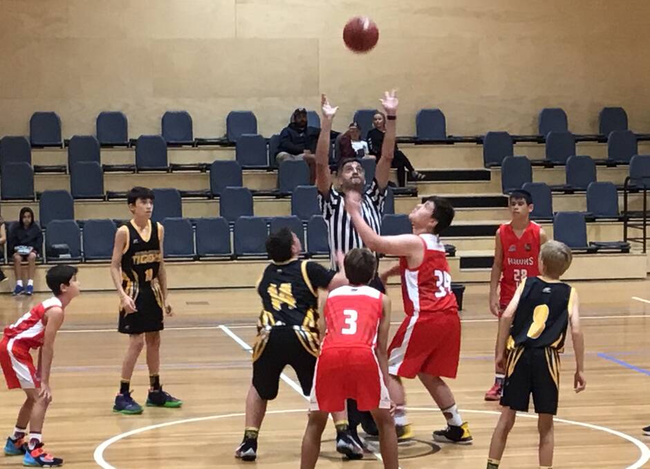 The under 14s match between Shoalhaven and Illawarra tips off on Sunday. Photo: Shane McMillan