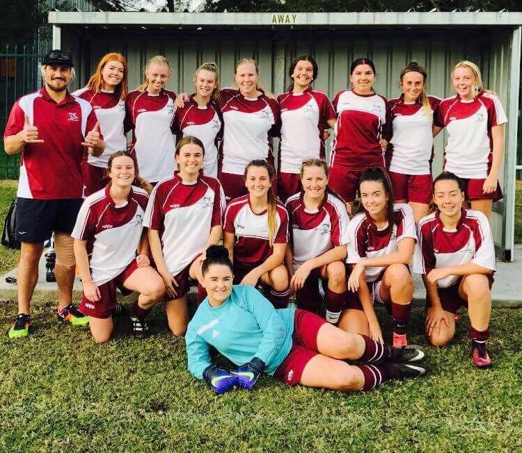 The Vincenita High School women's football team.