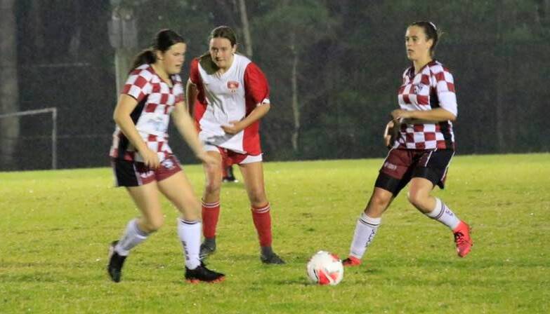 Callala's Allira Smith and captain Richelle Waterworth were standouts in Tuesday's win against St Georges Basin. Photo: Tamara Lee