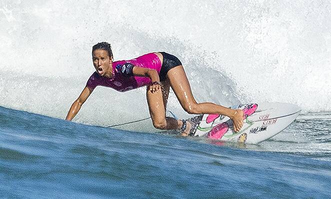 Gerroa's Sally Fitzgibbons can't wait for the 2020 Australian Grand Slam of Surfing this September and October. Photo: WSL/Cestari