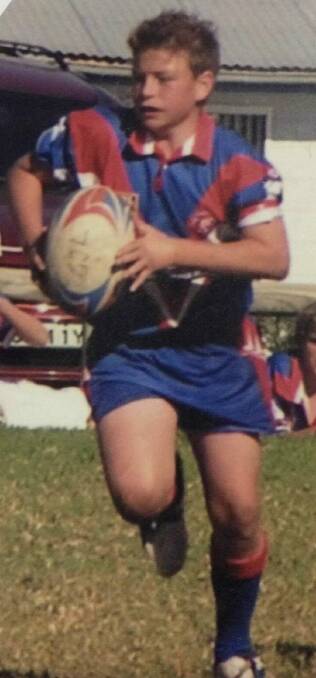 Aaron Grigg playing for the Lions in 2007. Photo: Supplied