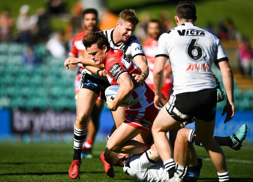 Gerringong's Jackson Ford in action for the Dragons. Photo: NRL Photos