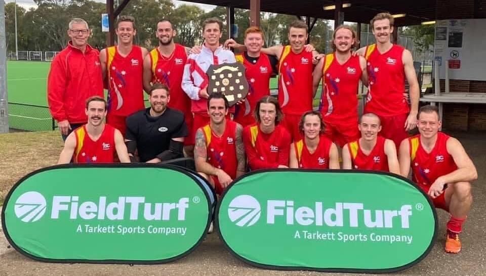 The Illawarra South Coast open men's side after their victory on Monday. Photo: Supplied