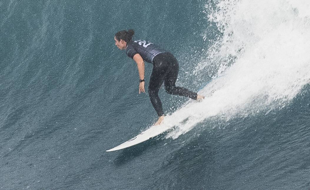 Tyler Wright surfs at the 2021 Margaret River Pro. Photo: WSL/Miers