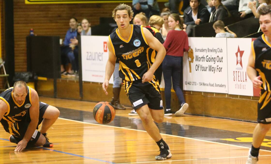 MACHINE: Shoalhaven Tigers' Bruce Ozolins starred in his side's win against Queanbeyan, by top scoring with 21 points. Photo: ROBERT CRAWFORD