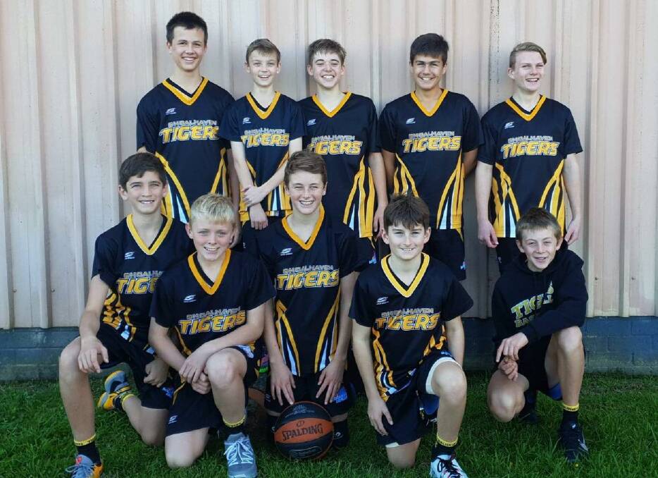 Shoalhaven Tigers under 14 boys Gold side. Photo: Supplied