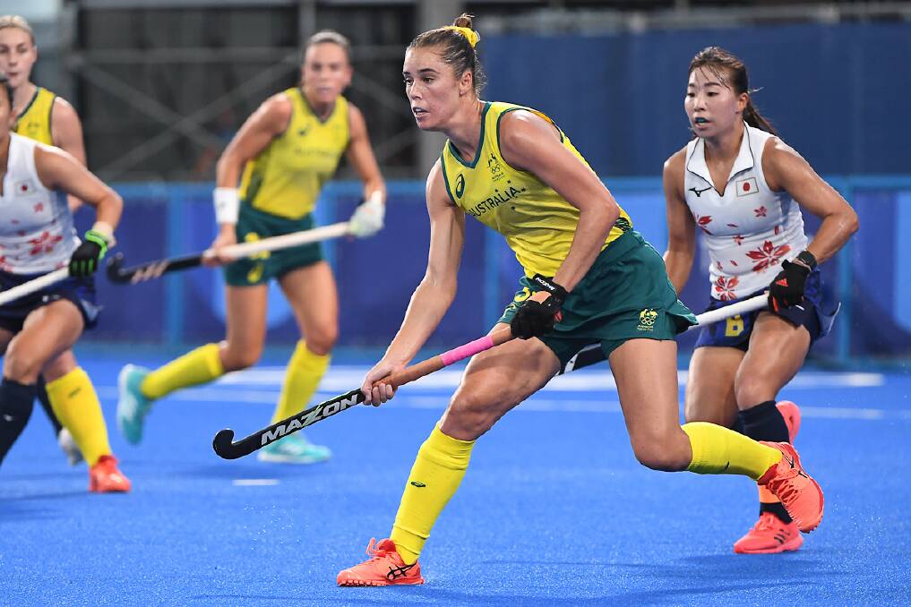 Gerringong's Grace Stewart has taken a lot away from her second Olympic campaign with the Hockeyroos. Photo: Hockey Australia