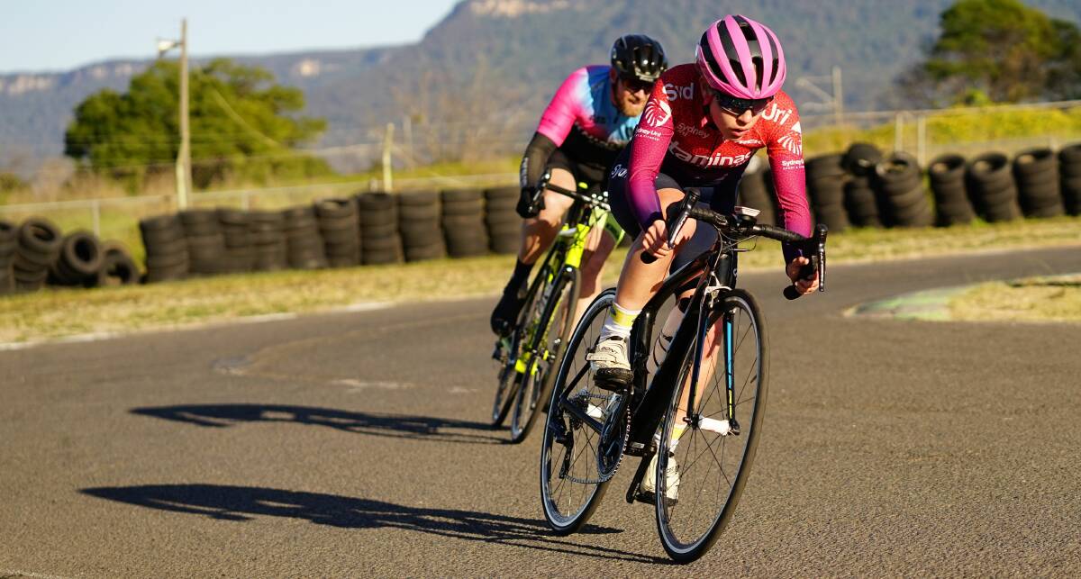 Setback: Nowra Velo Club's Jade Colligan was injured in a crash on the first day of the Tour de Tweed at the weekend.