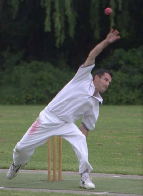Corey Bain playing for the Sussex Inlet Cricket Club. Photo: ROBERT CRAWFORD