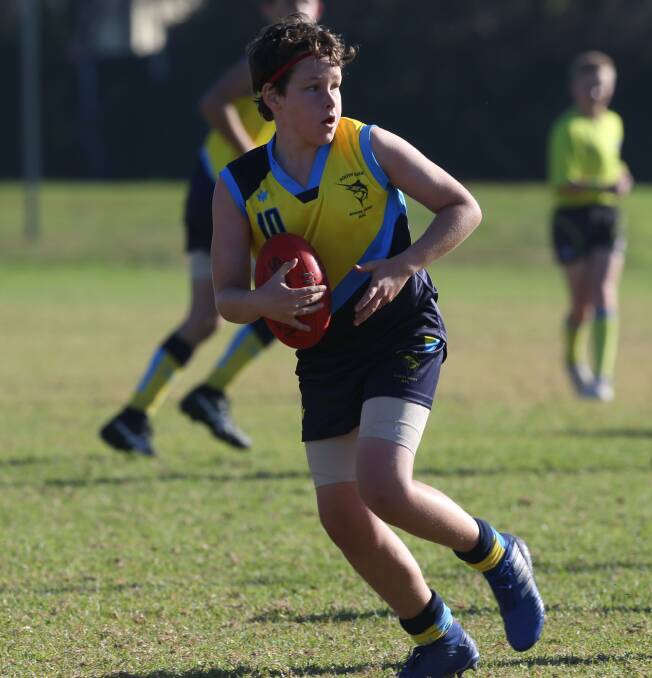 STAR PLAYER: Oliver Driscoll in action during the recent NSW PSSA AFL State Championships held in Sydney.