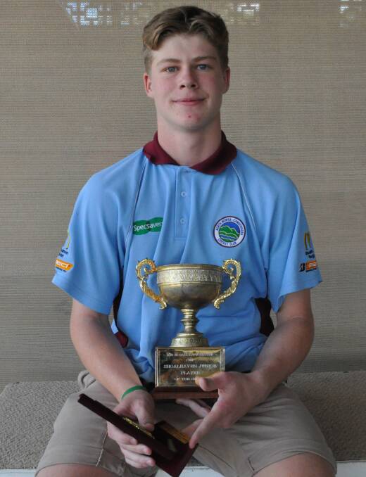 PRODIGY: North-Nowra Cambewarra's Kaleb Phillips claimed the prestigious junior cricketer of the year of the 2016/17 season, after enjoying success both locally and on a national level.