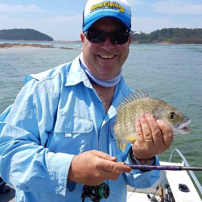 The right gear: This nice yellow bream was caught using a Mark Fisher Outback Rod. Light gear is important when fishing for bream in the estuaries.