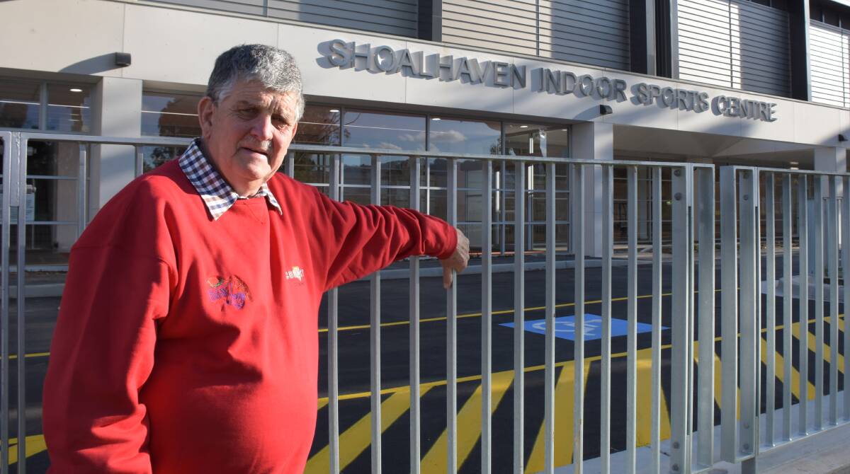 RECOGNITION: Shoalhaven Basketball Association's John Martin will have court one named after him in the new Shoalhaven Indoor Sports Centre. Photo: COURTNEY WARD
