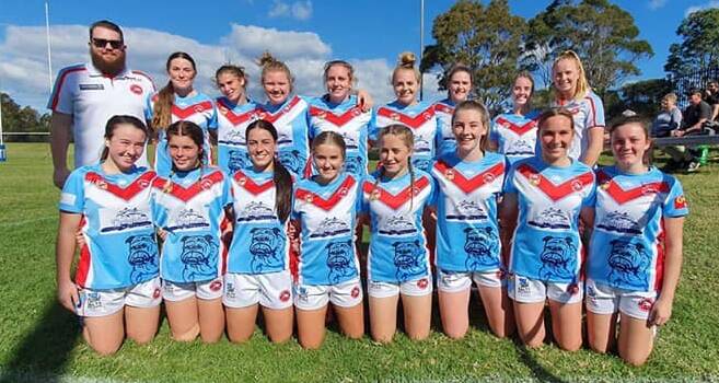 The Milton-Ulladulla Bulldogs under 18 girls team.