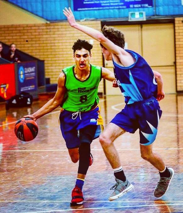 Ziad El Tobgy pushes the ball up the court for Milton-Ulladulla in 2019. Photo: SUPPLIED