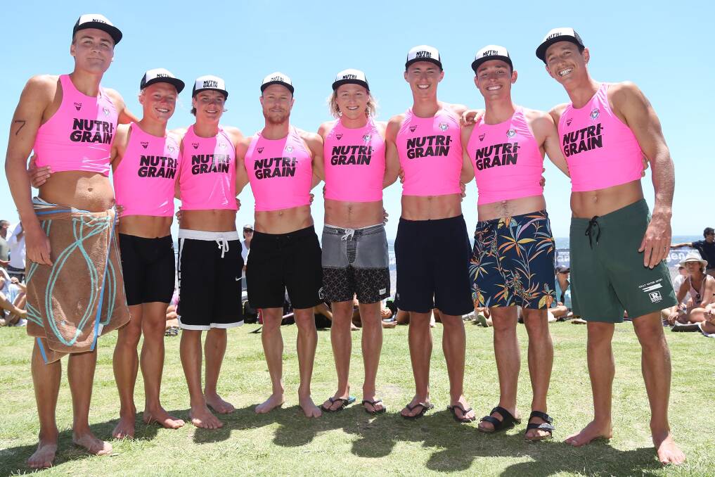 The eight Nutri-Grain ironman qualifiers including Hayden White and Ali Day. Photo: Supplied
