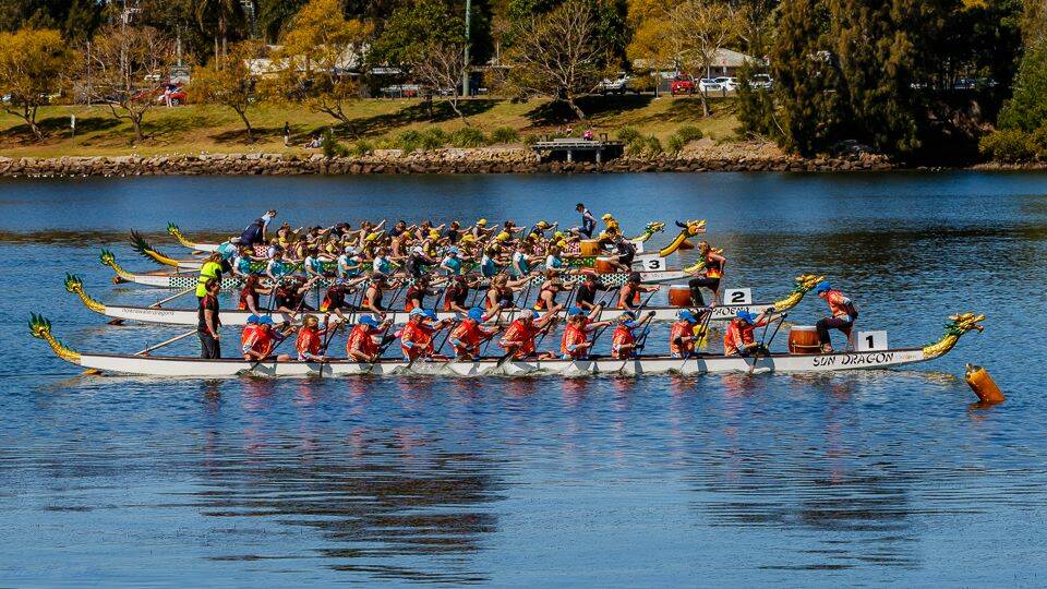 The Nowra Waterdragons will host their annual regatta on the Shoalhaven River this weekend. Photo: Supplied
