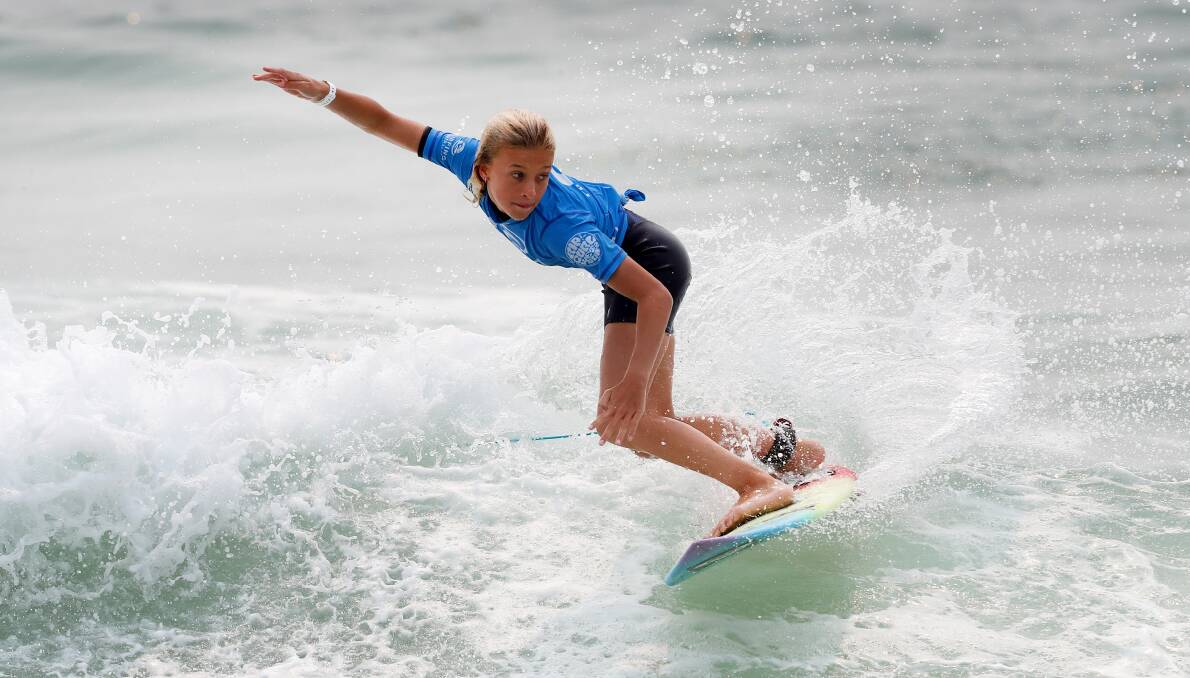 Culburra Beach product Keira Buckpitt will compete at the Newcastle GromSearch event in October. Photo: Sylvia Liber
