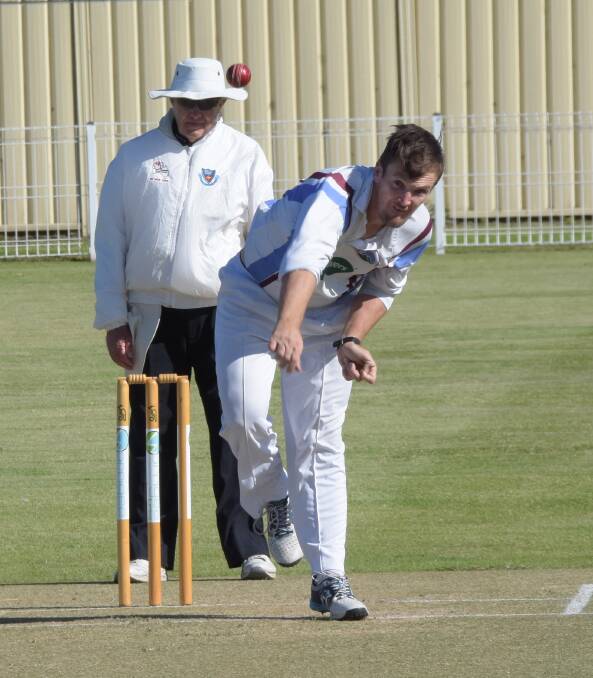 Justin Weller in action for North Nowra-Cambewarra. Photo: COURTNEY WARD