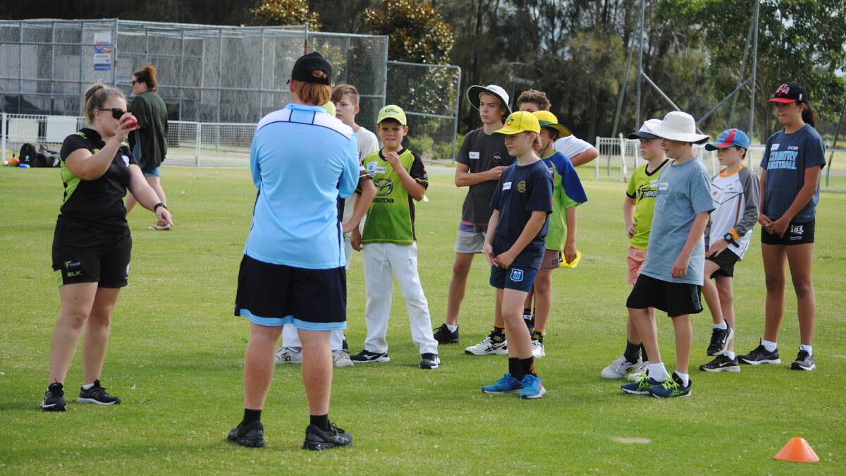 Young Shoalhaven cricketers take part in last summer's blast program at Hayden Drexel Oval. Photo: Damian McGill