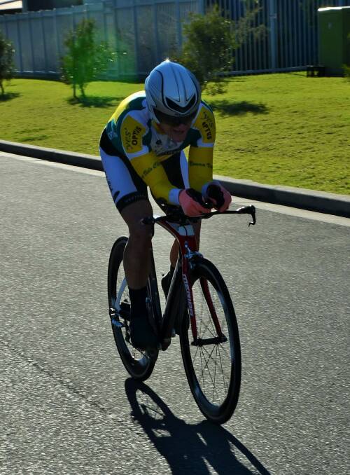 CHAMPION RIDE: Henry Wakeford pulled of his best ride at the Nowra Velo Club ITT Championships.