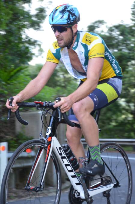 Big improver: Gavin Nethery finished fourth in Nowra Velo Club’s 2018 mountain championship at the weekend, up from 10th position in the same race last year.
