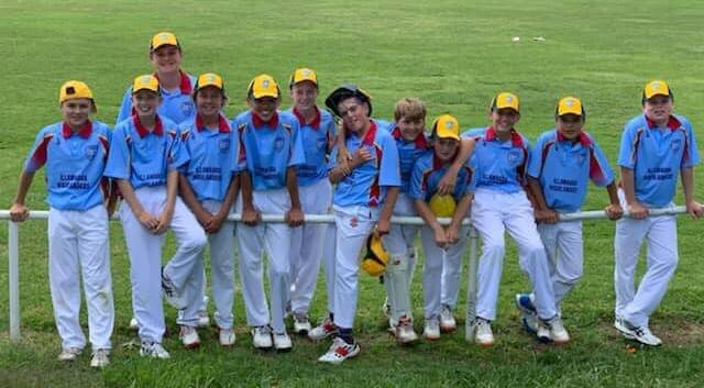 The Illawarra Highlanders under 13s side after their win on Sunday. Photo: Cricket Illawarra