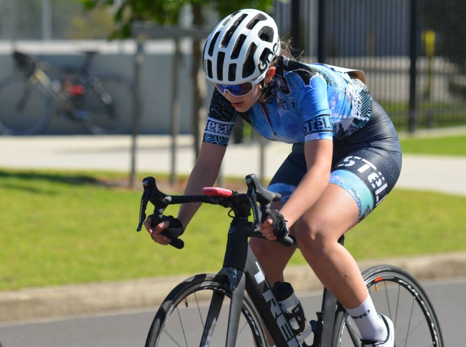Back to club racing: Amelia Trkulja has returned to NVC racing following the Australian Junior Championships recently.