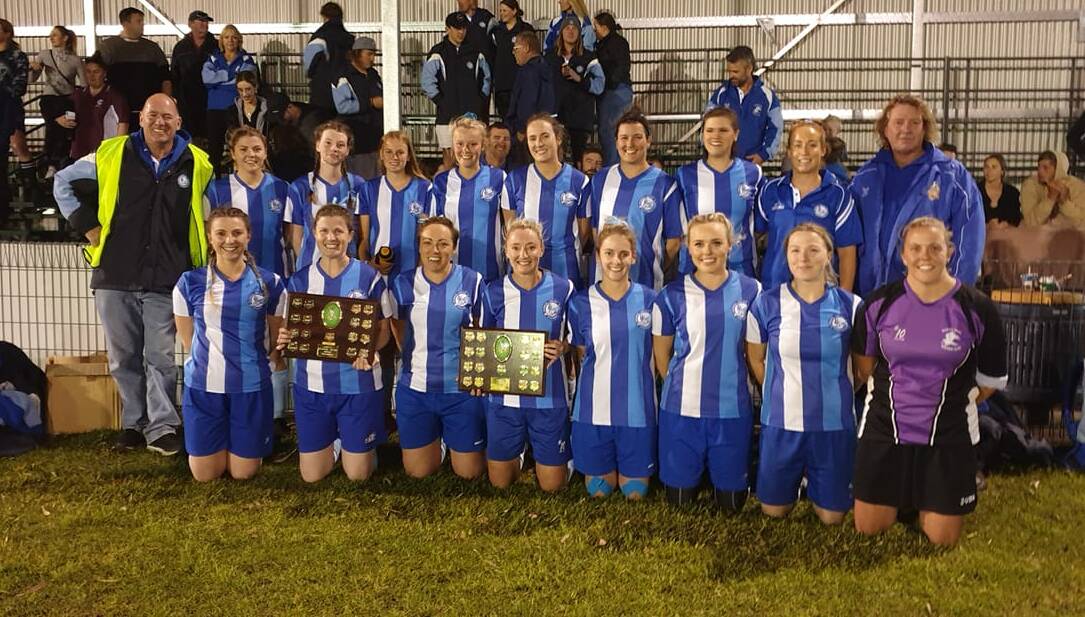 2020 SDFA women's second grade premiers Sussex Inlet. Photo: George Hyam