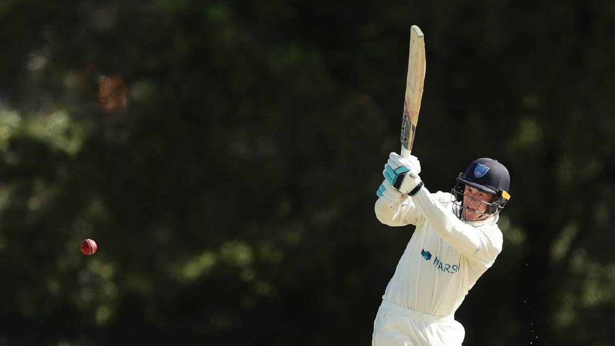 Matthew Gilkes and his Blues will take on the Bulls at North Dalton Park. Photo: Cricket NSW