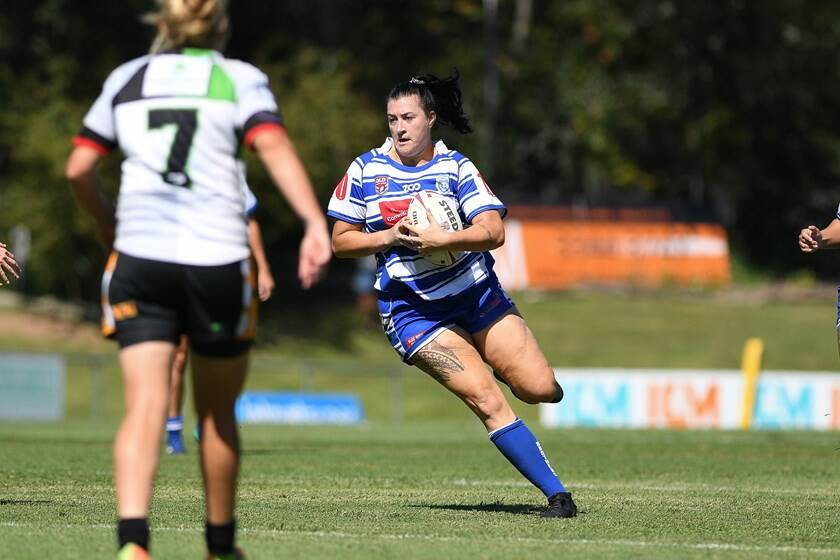 Gerringong product CJ Sims in action for Ipswich Brothers. Photo: IPSWICH MEDIA
