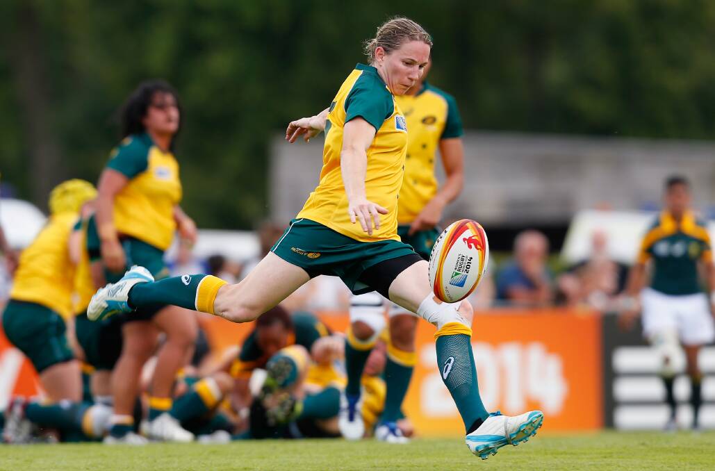 BIG GAME PLAYER: Vincentia's Ashleigh Hewson will captain the Australian Wallaroos for the first time this Saturday. Photo: GETTY IMAGES