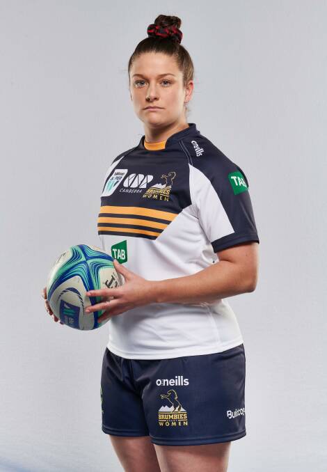 Bomaderry's Harriet Elleman and her ACT side lost to the President's XV on Sunday. Photo: Brumbies Media