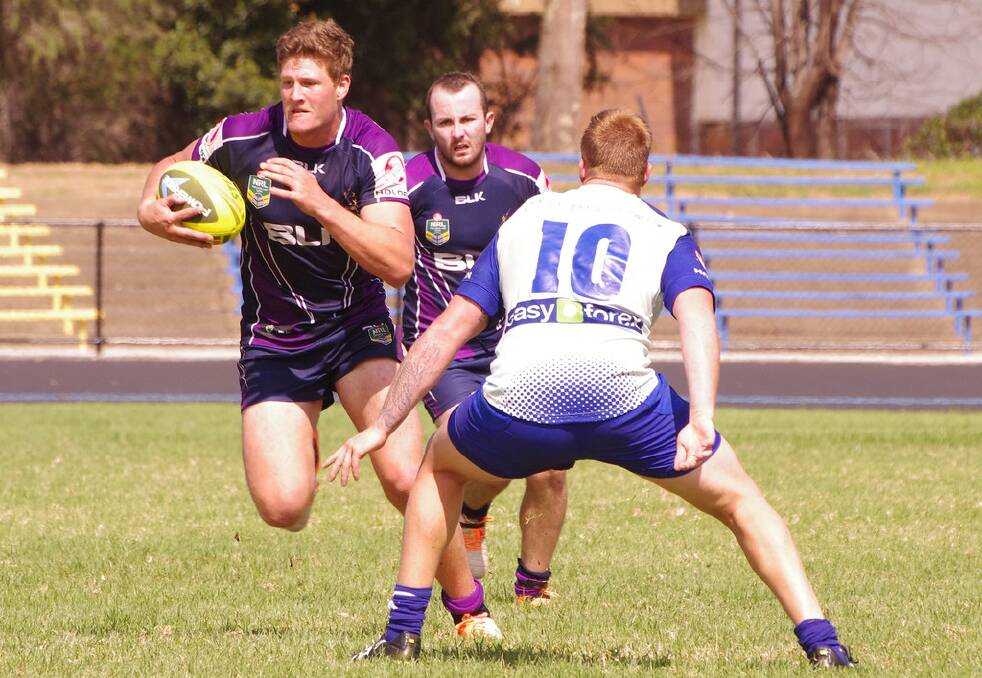 A young Rhys Kennedy during his time with the Melbourne under 20s side. Photo: Storm Media